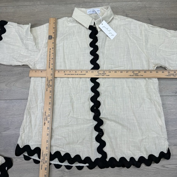 Petal & Pup Wilson Short Set Women's Sz M Preppy Ritzy - Picture 3 of 11